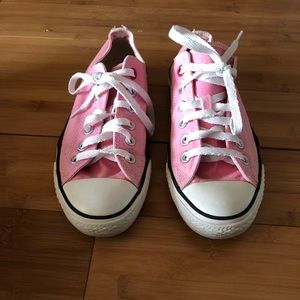 Pink Converse shoes!!